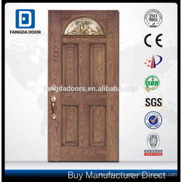 Fangda 2017 new design SMC skin main door exterior fiberglass door